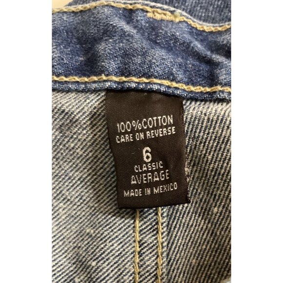 New York & Company Womens SIze 6 Avg Classic Fit Blue Denim Jeans Straight Leg - Picture 9 of 9